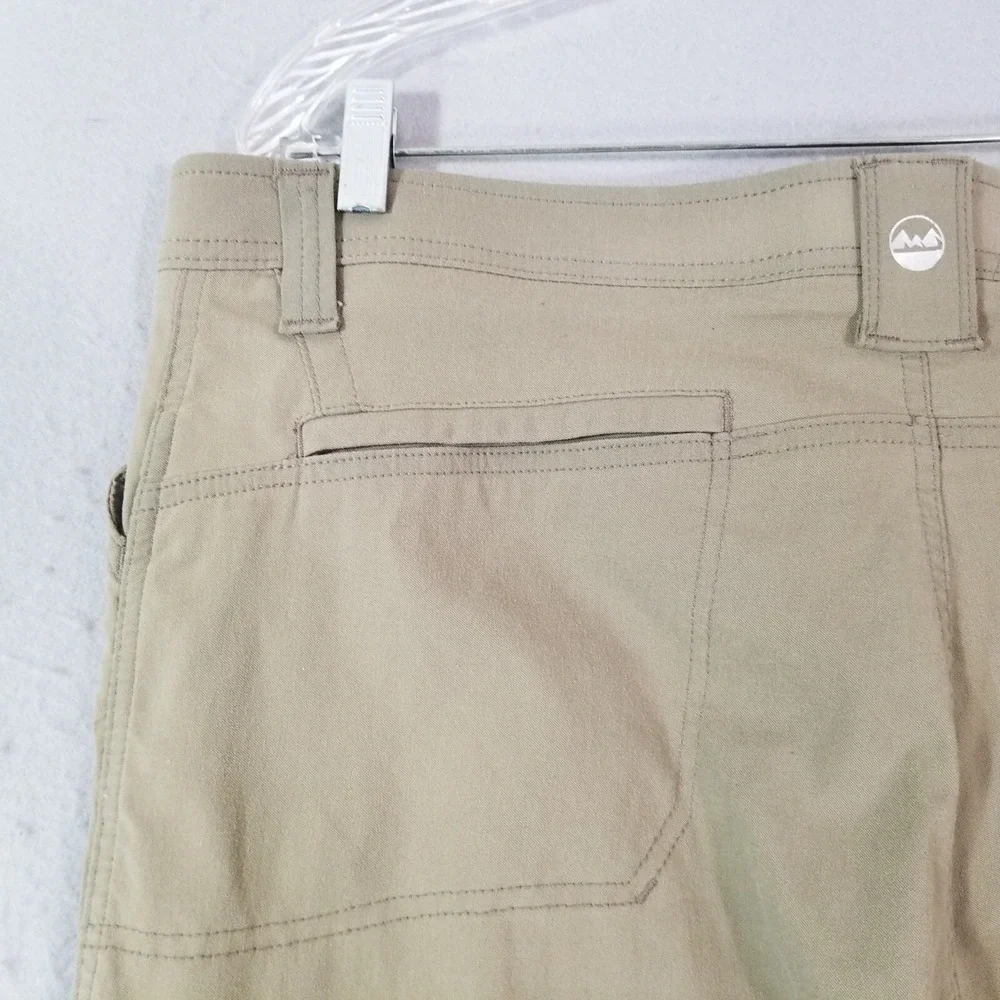 Wrangler outdoor cargo pants men's 40 x 32 beige nylon stretch comfort waist